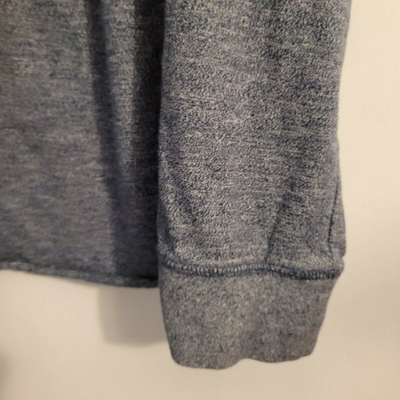 Unisex Long Sleeve Denim Blue Hoodie Kangaroo Pouch Sz L VANS OFF THE WALL - Picture 5 of 9